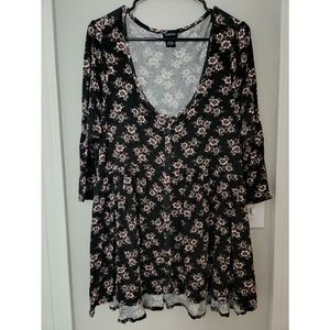 Floral Babydoll Blouse